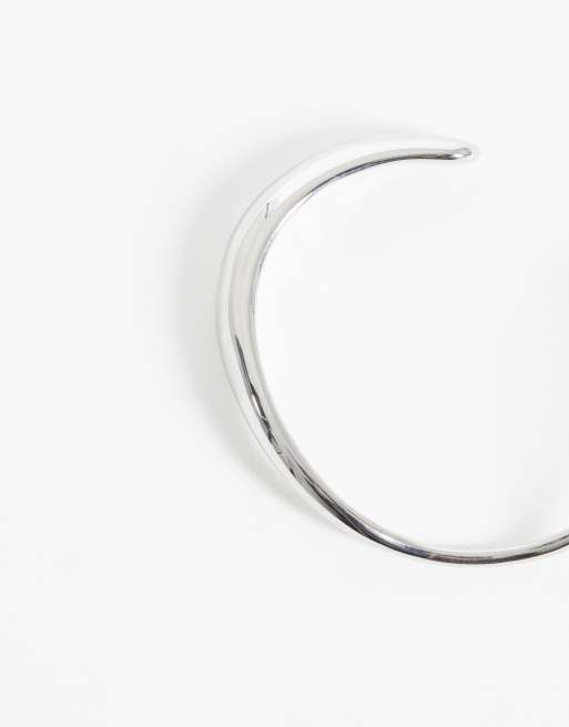 Lost Souls waved cuff bangle in stainless steel, 2 of 3