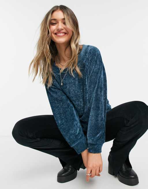 Chenille hotsell jumper blue