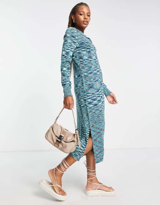 space dye knit dress Space Dye Knit Dress