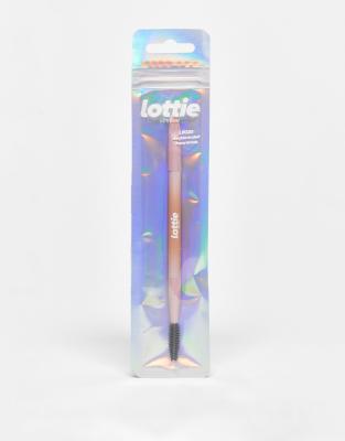 Lottie London - LE020 - Doppelseitiger Brauenpinsel-Keine Farbe