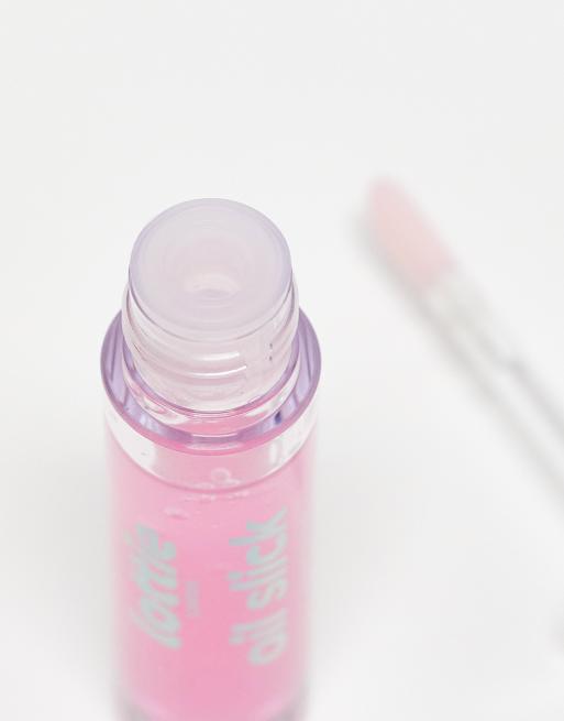 Lottie London - Oil Slick Lip Gloss - Lipgloss in 'Watermelon Sugar', 3 van 4