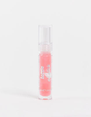 Lottie London - Oil Slick - Lipgloss in Peachy Cheeks-Orange