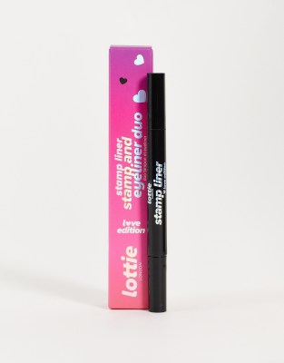 Lottie London Stamp Liner: Love Edition - Heart-Black