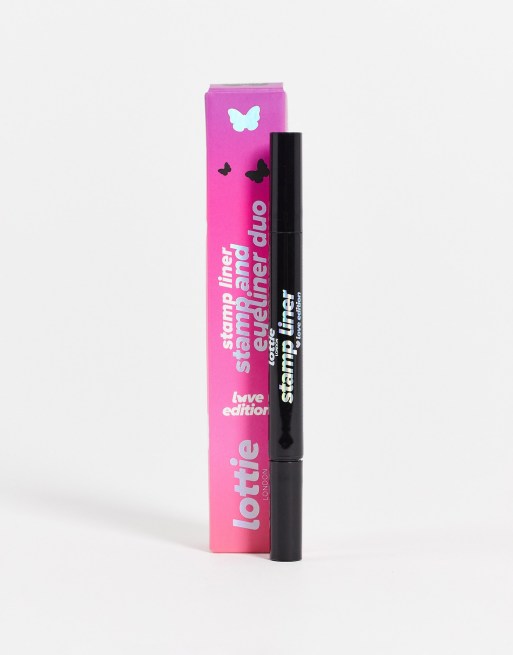 Lottie London - Stamp Liner: Love Edition - Vloeibare eyeliner met vlindervormig stempeltje