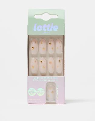 Lottie Lottie London Stay Press'd False Nails - Starry Night-Neutral