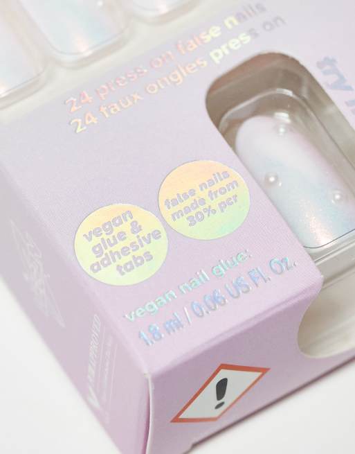 Lottie London - Stay Press'd - Faux-ongles - Pearl Glaze, 3 de 4
