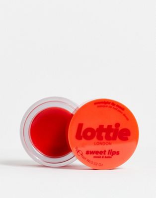 Lottie London Sweet Lips Cherry Kiss Lip Mask and Balm
