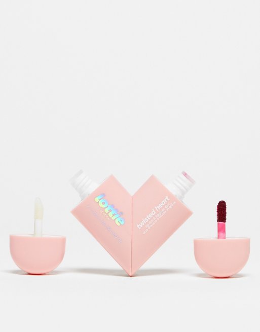 Lottie London - Twisted Heart - Duo van liptint en doorzichtige gloss