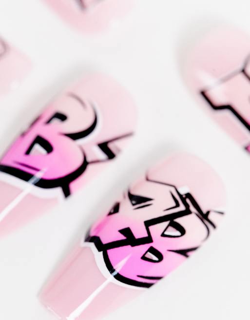 Lottie London X Chaun Legend Stay Press'd False Nails - Baby Girl, 2 of 4
