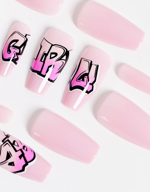 Lottie London X Chaun Legend Stay Press'd False Nails - Baby Girl, 4 of 4