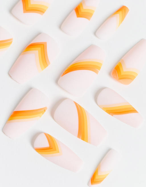 Lottie London x Chaun Legend Stay Press'd False Nails - Sunset Strip, 4 of 4