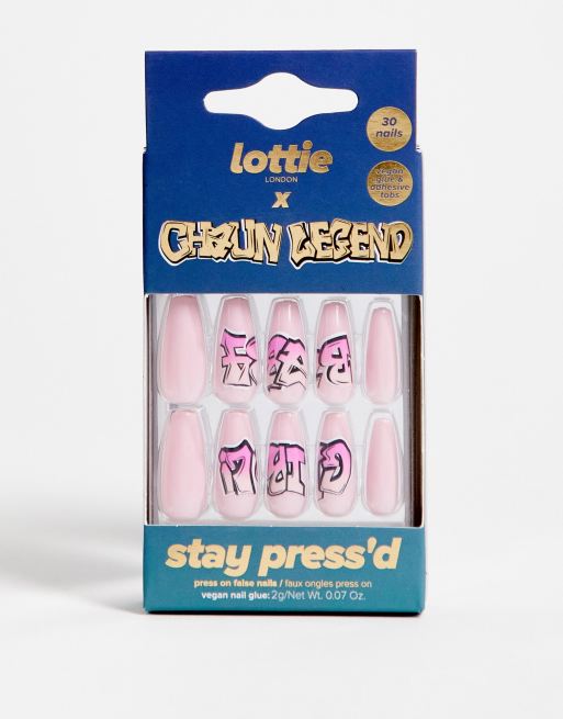 Lottie London X Chaun Legend – Stay Press'd – Sztuczne paznokcie – Baby Girl