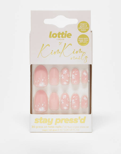 Lottie London X KimKim - Stay Press'd - Kunstnagels in kleur 'Glazed and Unfazed'