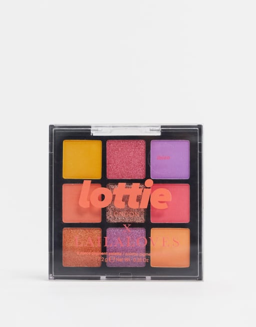 Lottie London X Laila Loves – Neon Palette – Ögonskuggspalett – Ibiza