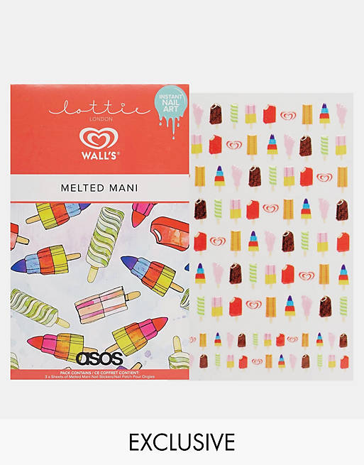 Lottie & Walls ASOS Exclusive Lolly Nail Stickers