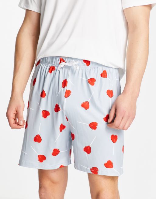 Asos mens short pyjamas hot sale