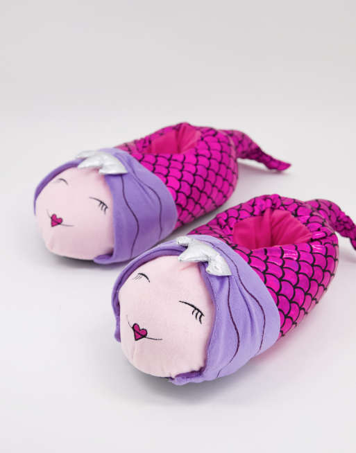 Loungeable - Chaussons à motif sirène - Multicolore