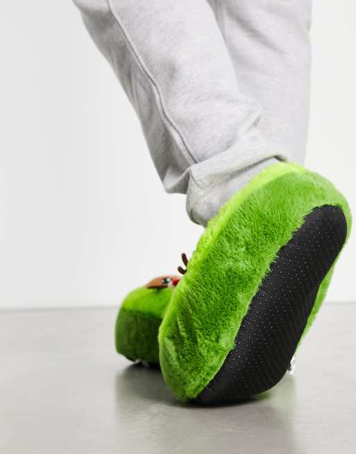 Green slippers sale