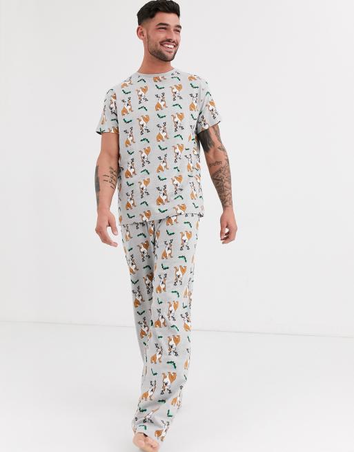 Mens discount bulldog pyjamas