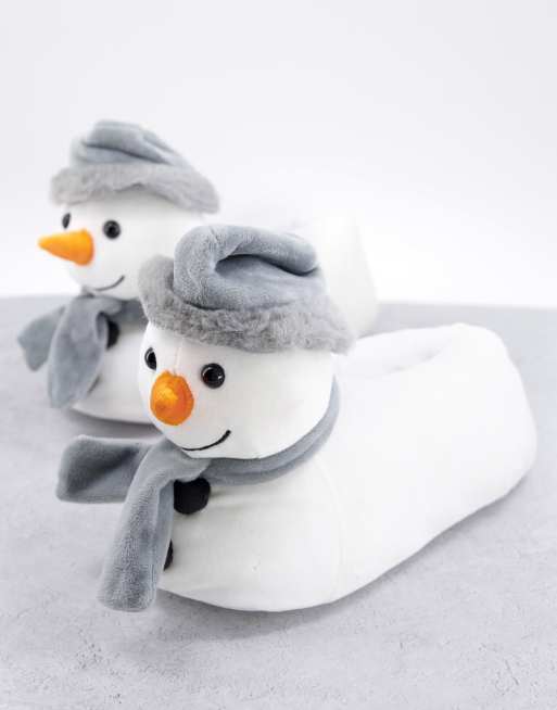 Snowman slippers on sale