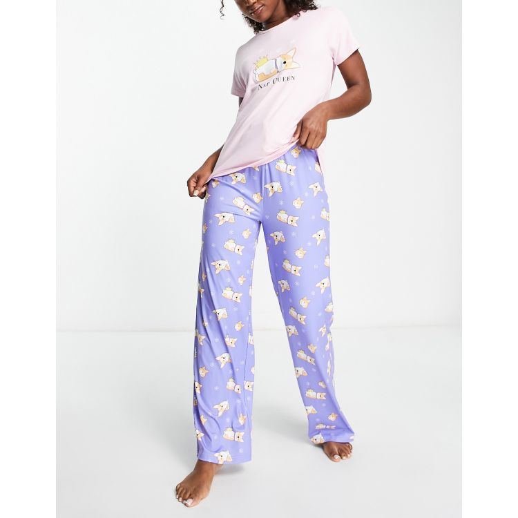 Corgi pajama best sale pants women's