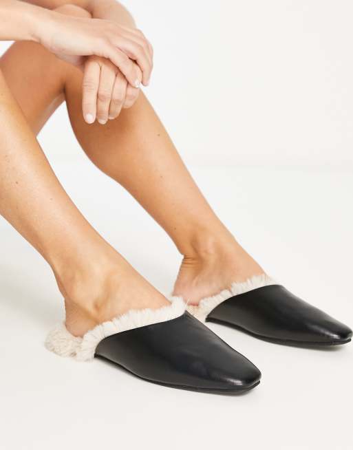 Faux on sale fur slippers