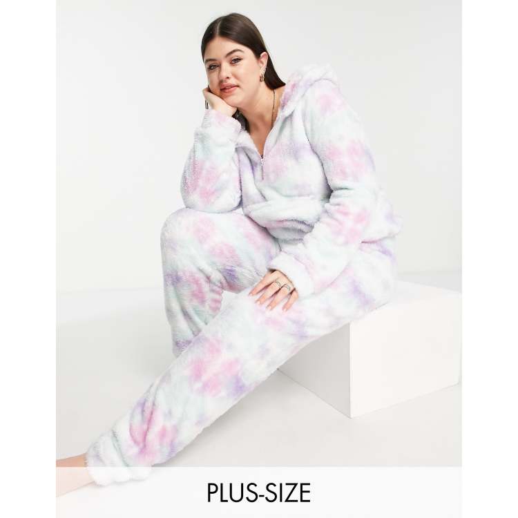 pastel tie dye pajamas