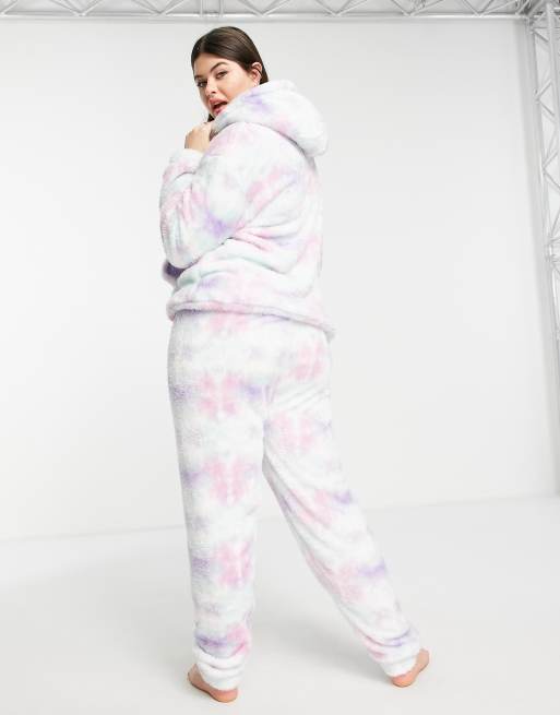 pastel tie dye pajamas