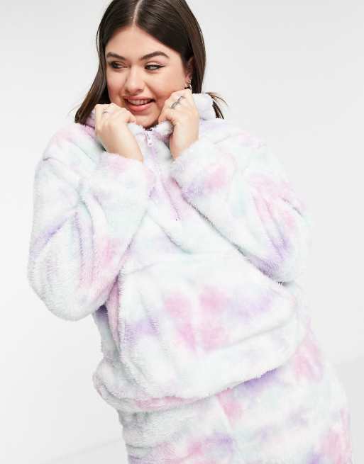 pastel tie dye pajamas