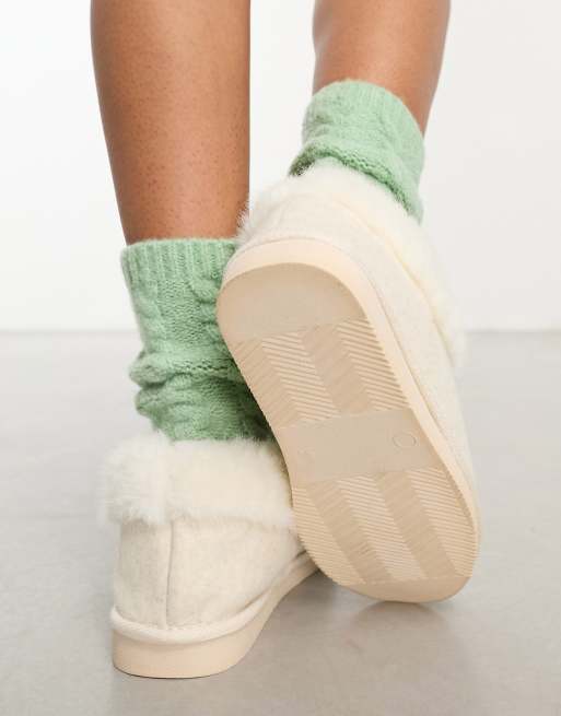 Asos discount boot slippers