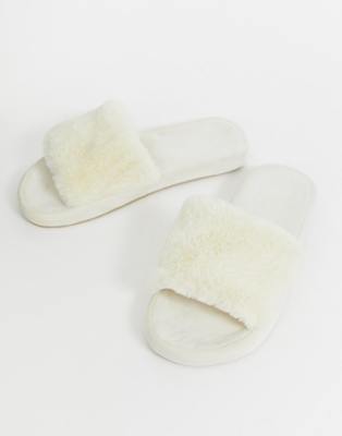 asos fluffy slippers