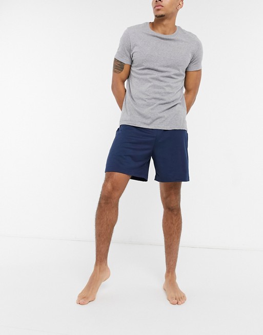 Loungeable lounge shorts in navy