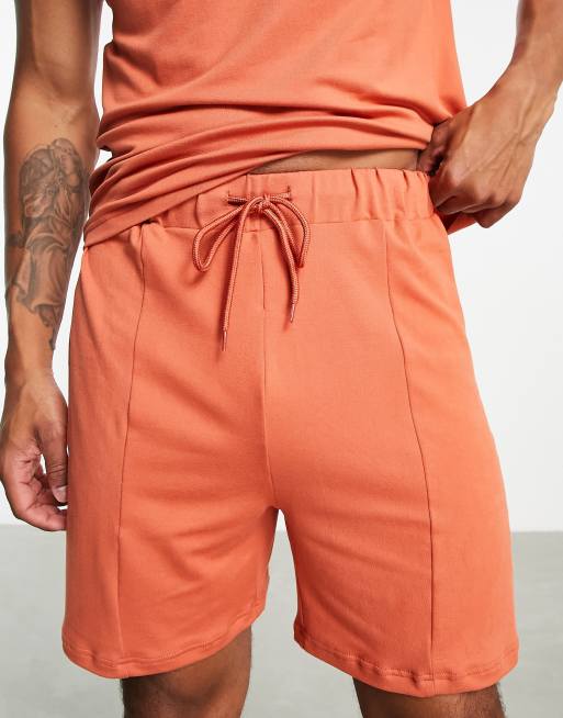 Loungeable polo and short set in rust, 2 of 3