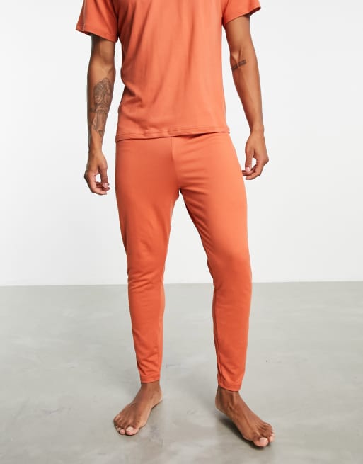 Loungeable lounge trousers in rust