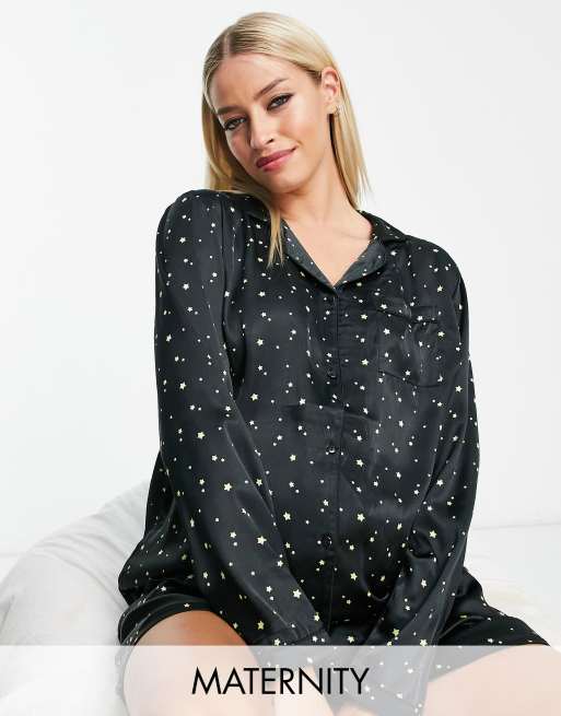 Black and 2025 gold pajama set