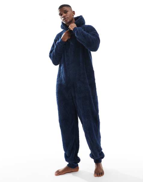 Mens polo onesie pajamas hotsell