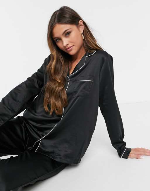 Supreme 2020 Satin Pajama Set Lounge Set - Black, 11.5 Rise