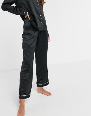 black pyjama trousers