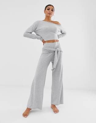lounge pants wide leg