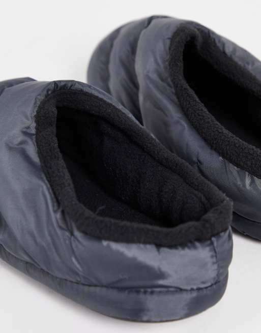 Loungeable padded slippers in grey, 3 of 4