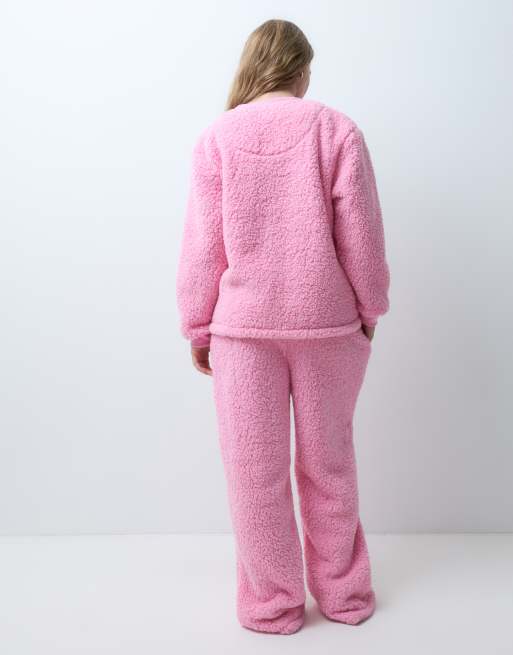 Loungeable Petite comfortabele lounge set in roze, 4 van 5