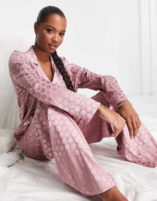 Pyjama satin rose new arrivals