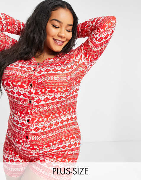 Plus size pj online romper