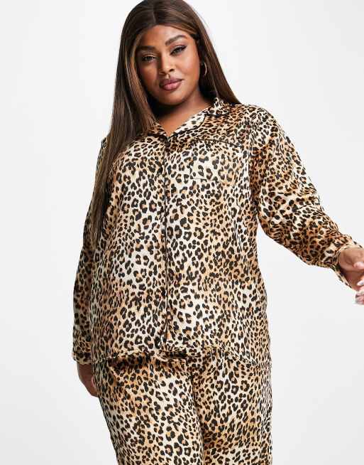 Plus size 2025 animal print pajamas