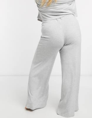 plus size wide leg sweatpants