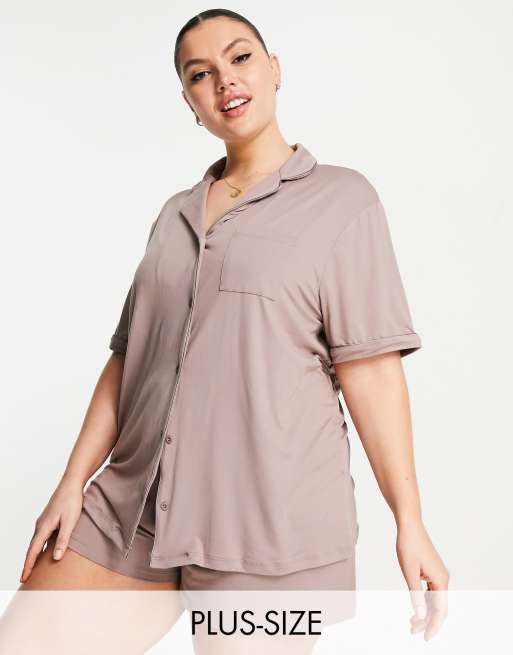 Mink satin pyjamas hot sale