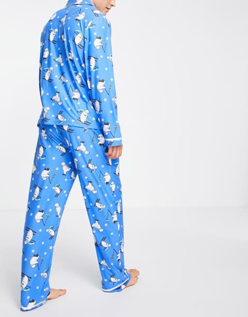 Blue Polar Bear Pajama Set – EcoBambino