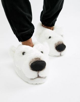 white bear slippers