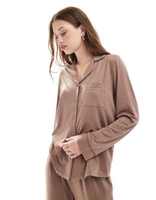 Pyjama 2 Pièces Femme Longue En Stretch - Doux, Léger - Tenue Maison Décontractée - 8