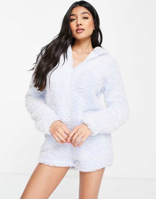 Fluffy playsuit sales